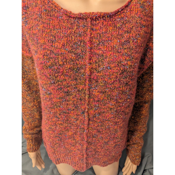 Sundance Sweater Woman's Large Sweater Crew Neck Pink Contasts - Picture 7 of 8